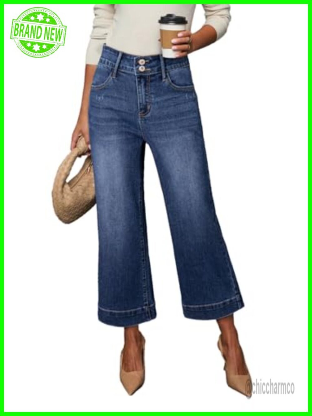 Dokotoo High Waisted Wide Leg Baggy Jeans